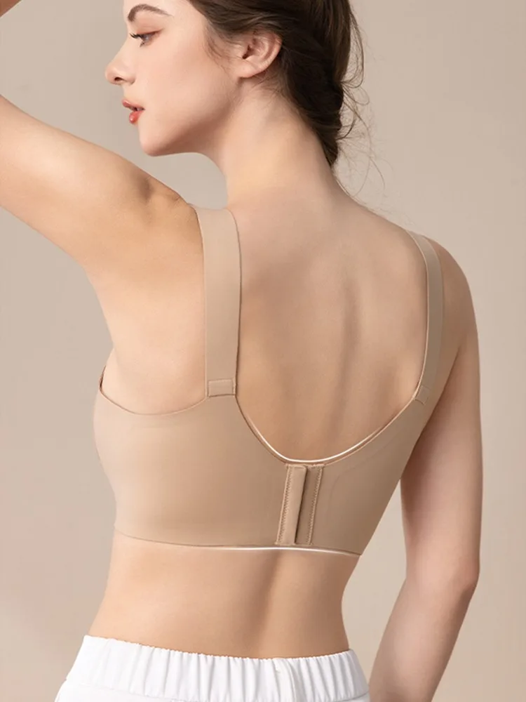 YUQI's Seamless Minimizer Bra for Women, Full Cup Lift & Side Support, Anti-Sagging Wireless Comfort, Adjustable Plus Size Bras 4