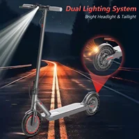 LADPED LP80/LP10 Scooter électrique 5-35KM longue portée 350/500W moteur puissant Escooter intelligent avec pneu antidéflagrant de 8.5/10 pouces 4