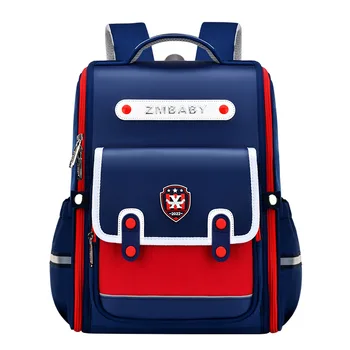 2 size Primary school students' backpacks for grades 1-3 - 6 British style boy waterproof backpacks Lightweight girl schoolbags 1