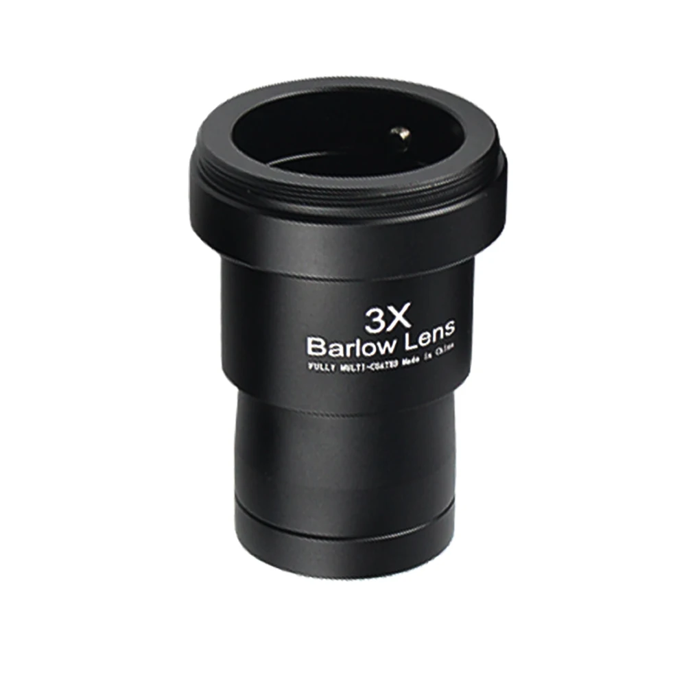 Enhanced Telescope Barlow Lens with Adjustable Magnification and Camera Mount