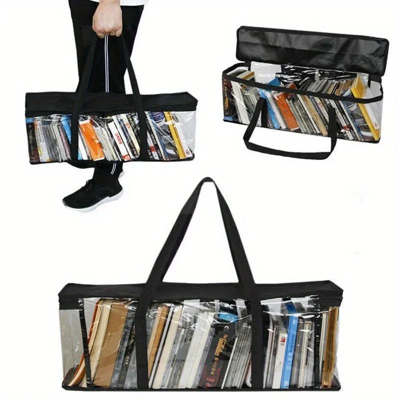 Large Clear Holds Storage Holder Easy Zip Closure Carry Bag Organizer Comic Book Storage Bag Transparent Collection storage bag