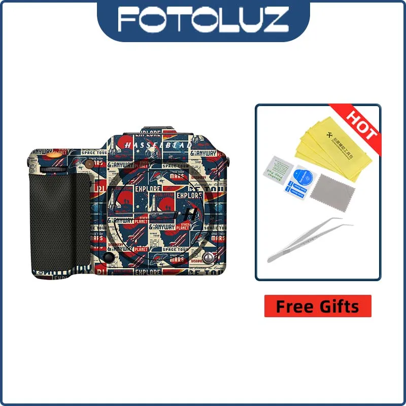 Per Hasselblad X2D 100C Adesivi Per Il Corpo Della Fotocamera Pellicola Protettiva Avvolgente Pellicola Per Fotocamera Di Moda Pellicola Per Il Corpo 