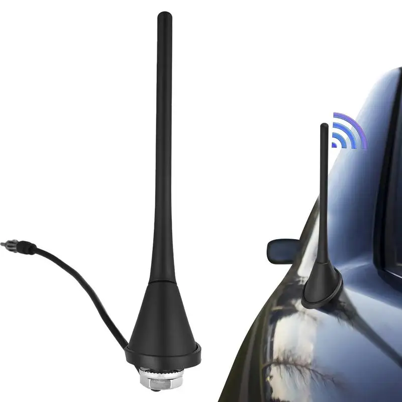 

Car Radio Antenna Waterproof Car Antenna Replacement Waterproof Universal Car Radio Antenna Boost FM & AM Signals For Cars Truck