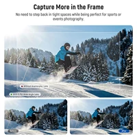 NEEWER 0.75X Wide Angle Lens Compatible with DJI OSMO Pocket 3 Expanded FOV of 108° Magnetic Coated Aspherical Camera Lens - Image 3
