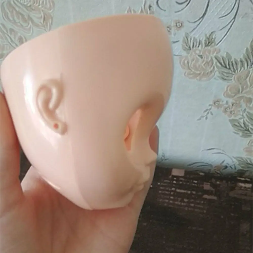 1PC 1/6 Blyth DIY Doll Factory Dolls Faceplate With Backplate 30cm Plastic Blyth No Makeup Face and Screw Toys Accessories