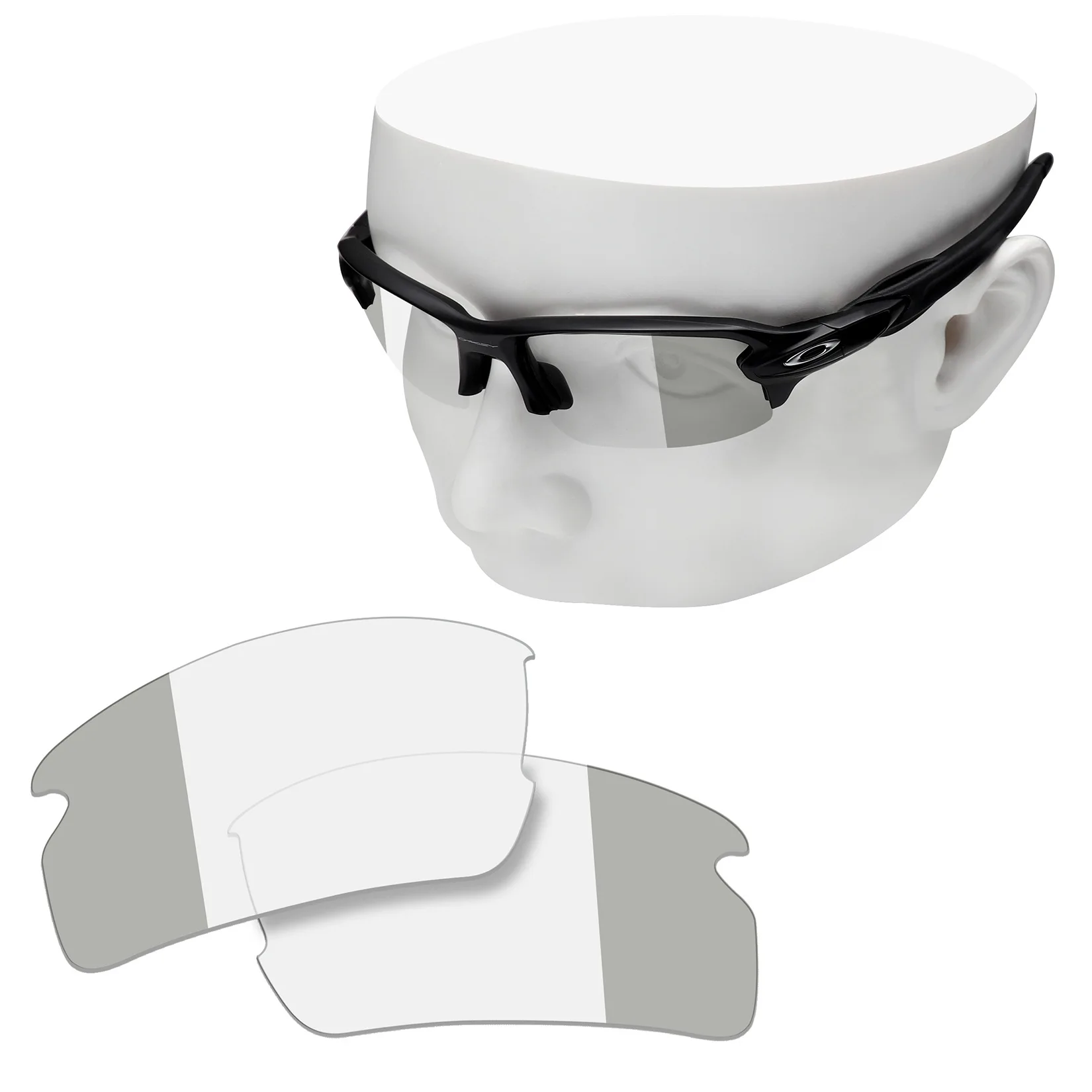 Oowlit Lenti Di Ricambio Di Eclipse Fotocromatiche Per-Oakley Flak 2.0 Oo9295 Occhiali Da Sole