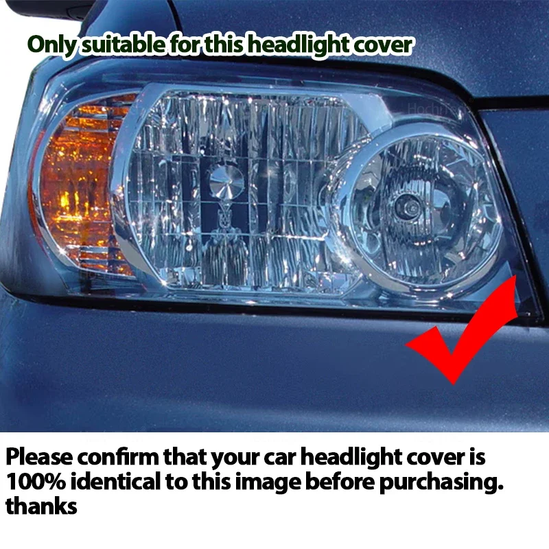 Toyota Highlander XU20 2004 2005 2006 자동차 투명 하우징 전조등 렌즈 쉘 커버 유리 램프 커버 전등 갓