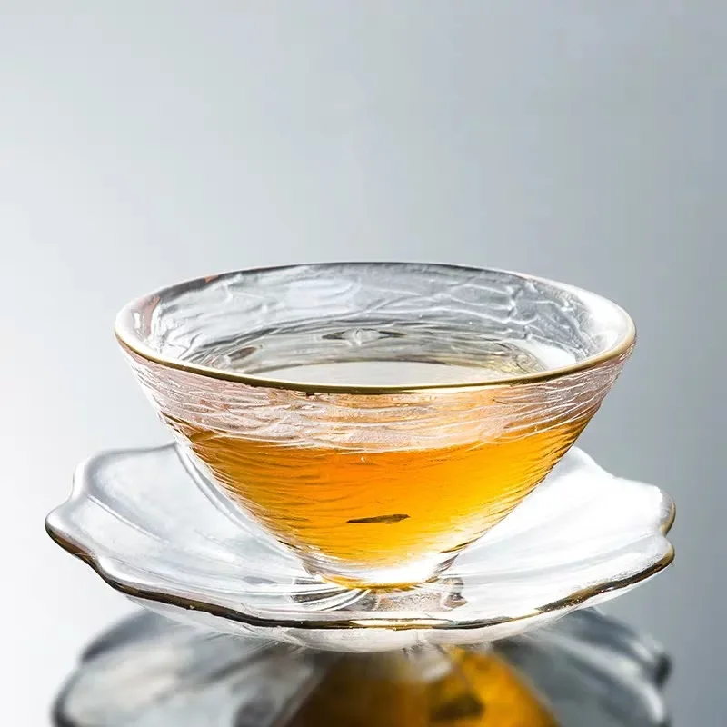 Crystal Galss Tea Cup and Saucer Set teapot cup set