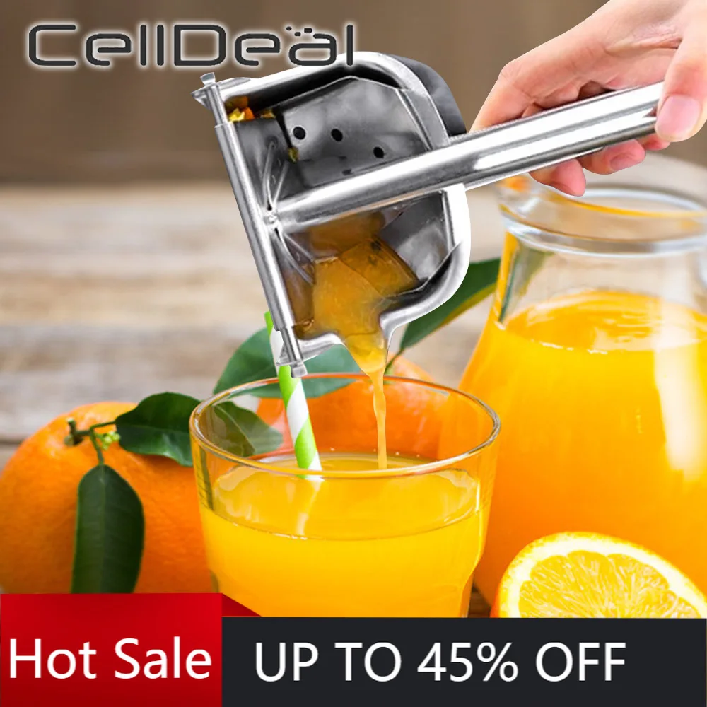 1pc Handheld Fruit Juicer Lemon Tangerine Clip Durable Manual Kitchen