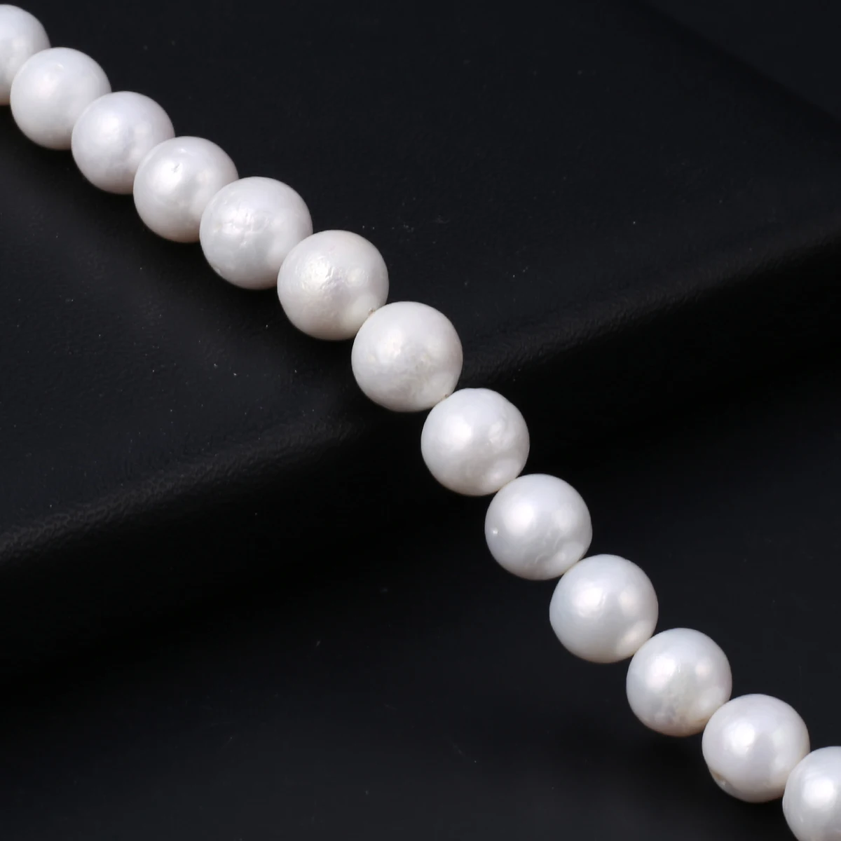 Wholesale AA+ Natural White Freshwater Pearl Round Loose Spacer Beads For DIY Making Bracelet Necklace Jewelry Strand 10-11mm