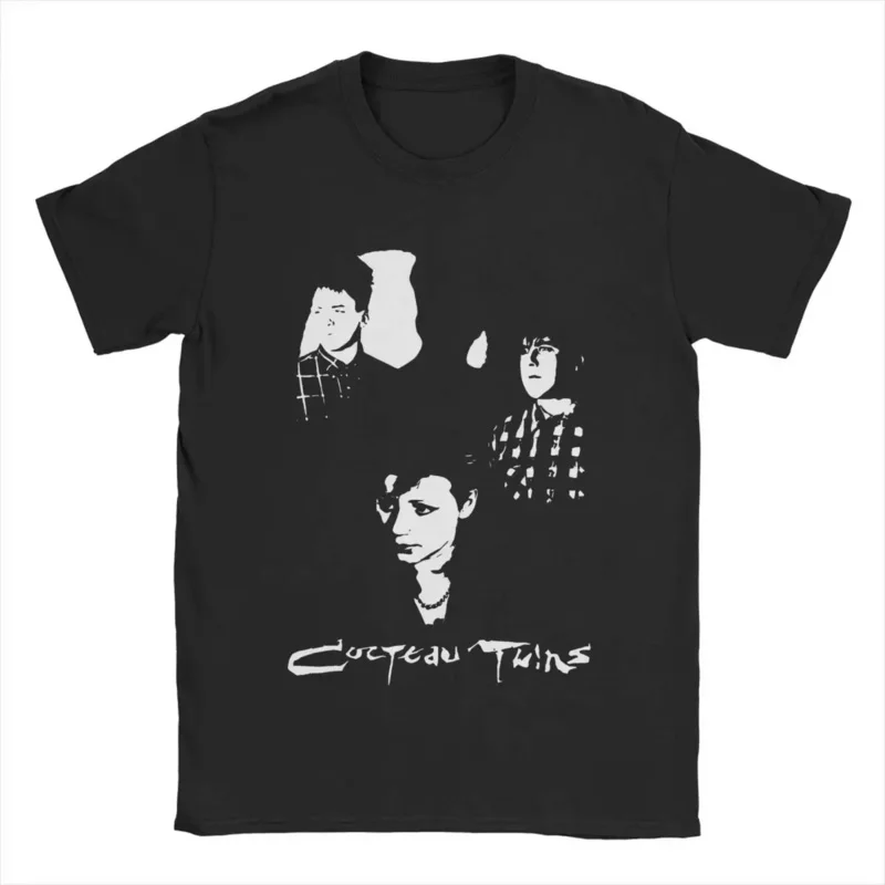 

Short Sleeve Clothes Graphic Cocteau Twins T Shirts for Men Pure Cotton Cool T-Shirt Round Collar Tee Shirt graphic harajuku