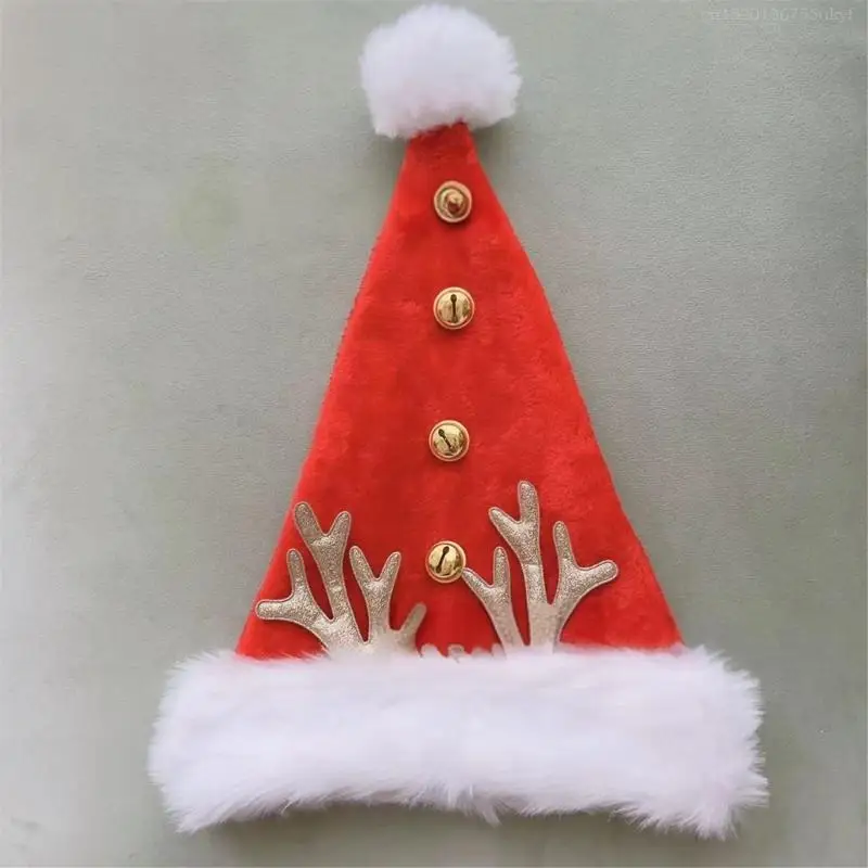 Christmas Hats Santa Hats Holiday Plush Hat Comfortable Unisex Designs Thick Classical Santa for Festival Party Supply