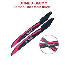 Lightweight Carbon Fiber RC Helicopter Main Blade - Multiple Size Options (JD - 360MM Carbon)