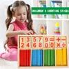 Kids Montessori Wooden Educational Math Calculate Mathematics Games Counting Number Sticks Material Early Learning Children Toys 6