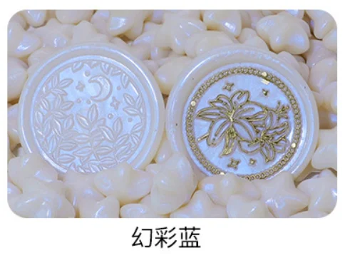 400pcs Glow In Dark Wax Seal Beads - Star Shape Sealing Wax For Letters