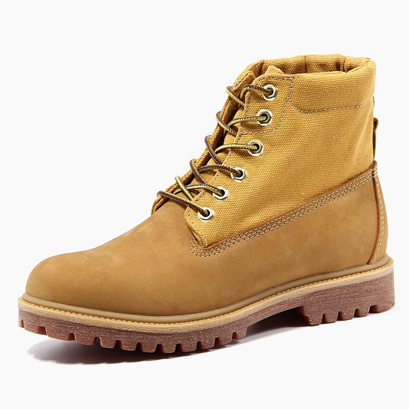 American Retro Men Motorcycle Boots Genuine Leather Handmade