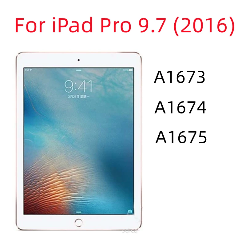 For iPad Pro 9.7 2016 A1673 A1674 A1675 Tempered Glass Screen Protector 9.7 Inch Tablet Anti Scratch HD Clear Protective Film 2