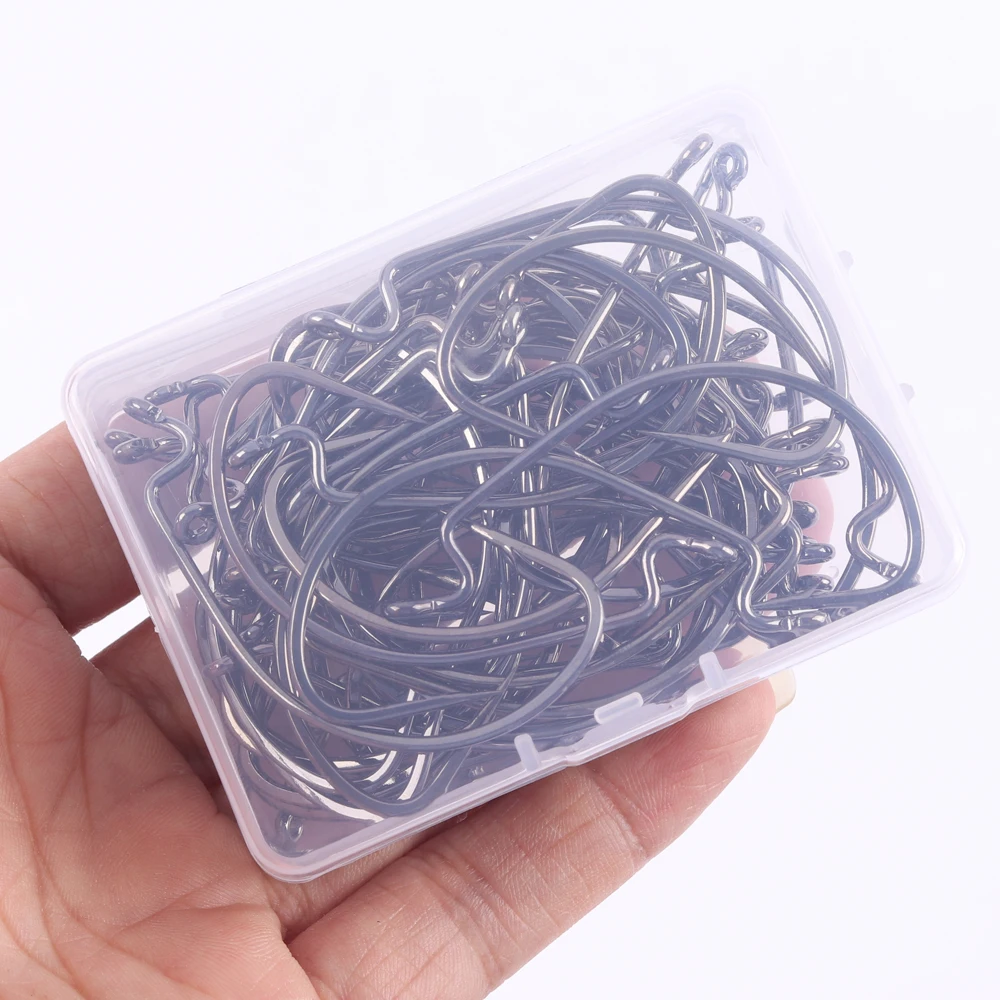 bass fishing barbless hooks Hooks, 50/150pcs Circle Curve Shank Crank Fly Tying Hook Carp Hair Fishing Bait Rigs for Freshwater Saltwater : Sports & Outdoors Weighted body casts like a bullet Fish-Field Stainless Steel Needle Point