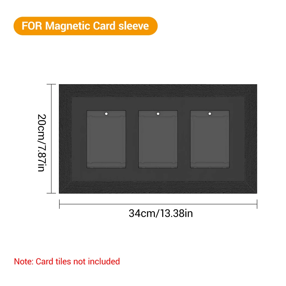 3 Grids Graded Sports Card for PSA Display Case Frame Card Brick Frame Stand  Protection Cabinet For Protectors Trading Storage