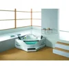 Corner Whirlpool Bathtub, Triangular Glass Spa Pool, 59 Inches Long X 59 Inches Wide X 25 Inches High Bathtubs & Whirlpools 1