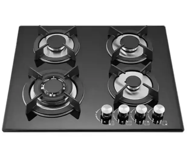 3.0 + 1.75 + 1.75 1.0KW Table 4 Burner Energy-Saving Gas Stove, Tempered Glass Gas Cooker