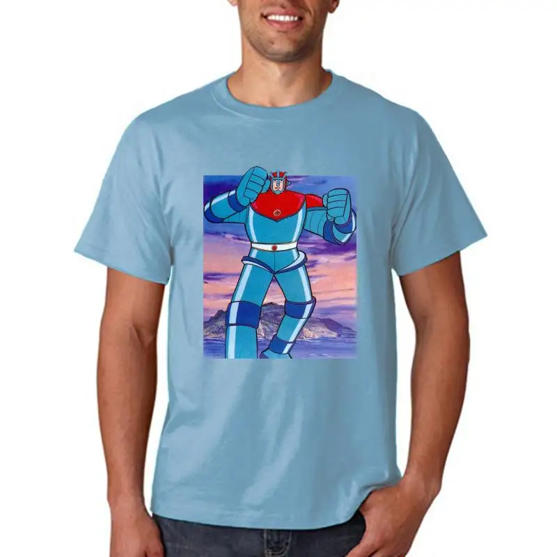 T-Shirt Astroganga Robot Anni 80 Cartone Anni 80-1-S-M-L-Xl-2Xl-3Xl