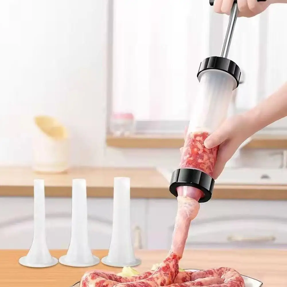 Sausage Stuffer Homemade Sausag Enema Kitchen Meat Kit Meat Stuffing Kitchen Kit Fast Filling Machine Sausage Filler