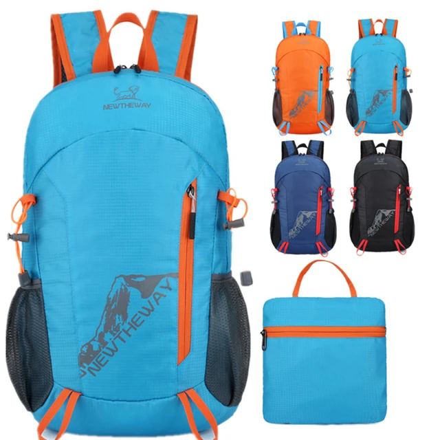 Mochila plegable portátil para montañismo, bolsa ultraligera para escalada al aire libre, ciclismo, viajes, senderismo, día, 22L