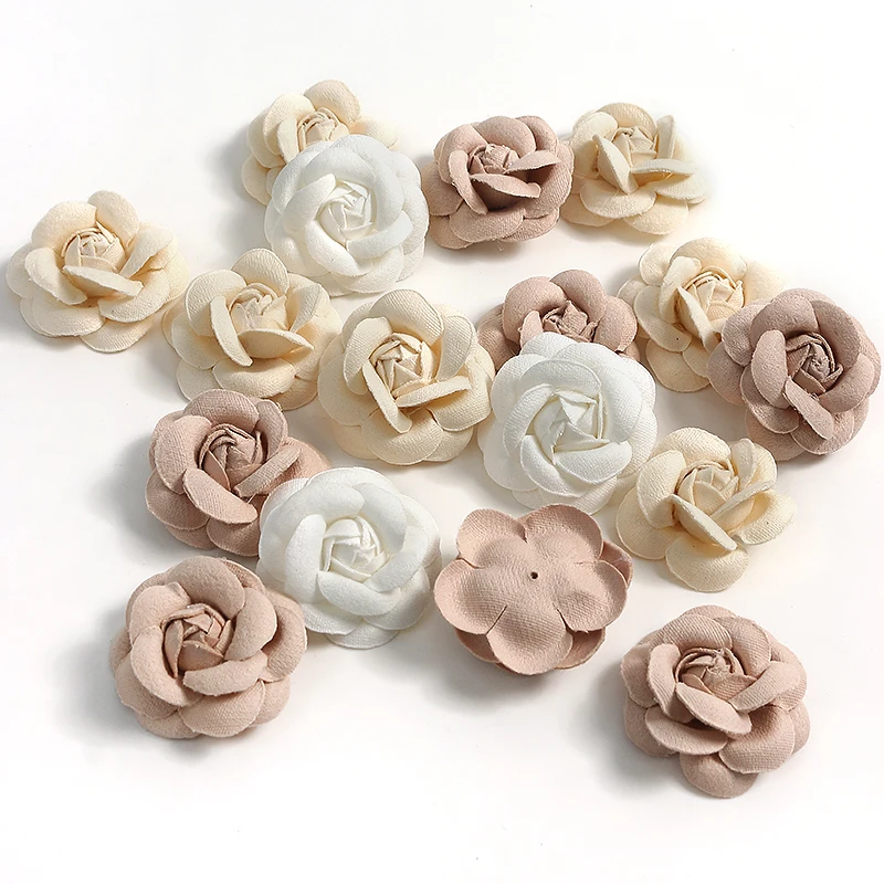 5/10pcs Rose künstliche Blumen Köpfe Wohnkultur Ehe Hochzeit Dekoration gefälschte Blumen DIY Handwerk Kranz Sammelalbum Zubehör