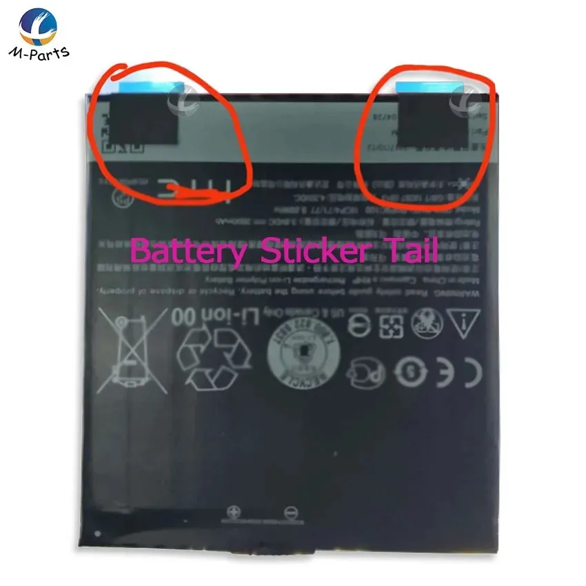 Phone Adhesive Stickers 50~200pcs Universal Battery Adhesive Sticker for Huawei Xiaomi Oppo