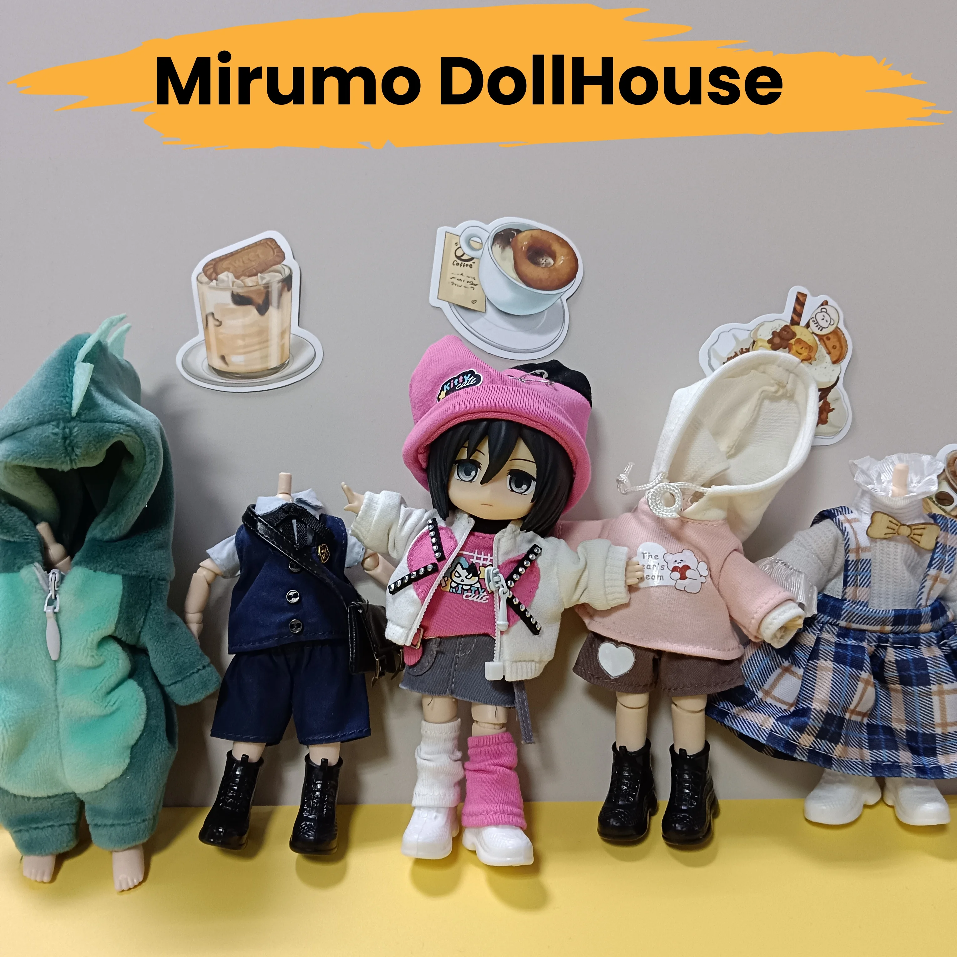 Ob11 1/12 Attack on Titan Anime Mikasa·Ackerman BJD Model Doll