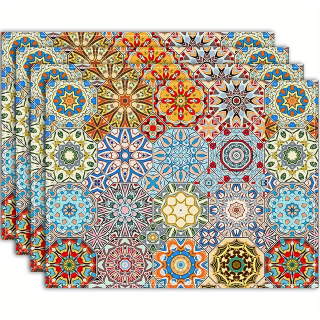 Chinoiserie Floral Placemats Set 3