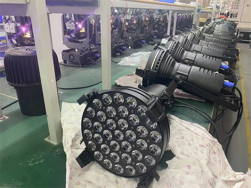 2 pieces 31x10W warm white LED stage par car show exhibition lighting