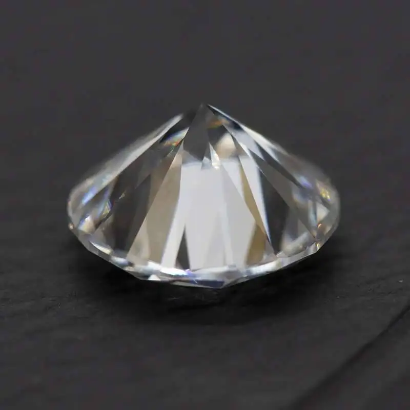 Moissanite Stone Round Cut D Color VVS1 0.1ct-5ct DIY Necklace Earrings Main Materials Pass Dia Tester With GRA Certificate Image 9