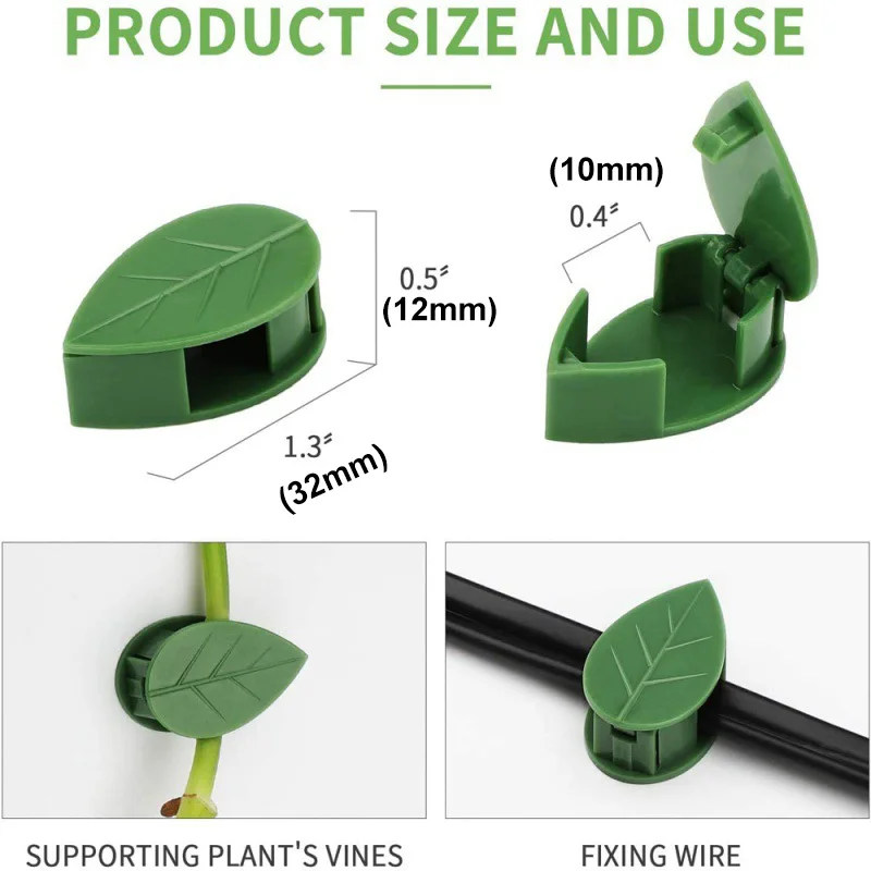 INOOMP Lot De 50 Pinces à Orchidées En Plastique Pour Plantes