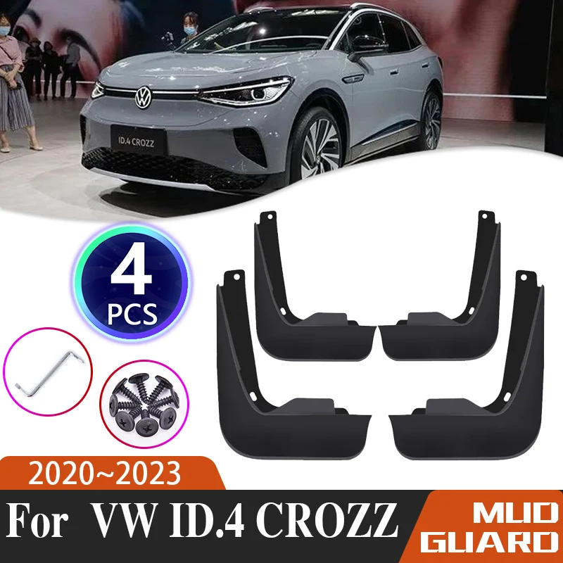 

Car Mudguard For VW ID 4 CROZZ 2022 Volkswagen ID.4 2020 2021 2022 2023 Car Mud Flaps Guards Splash Flap Fender Atuo Accessories