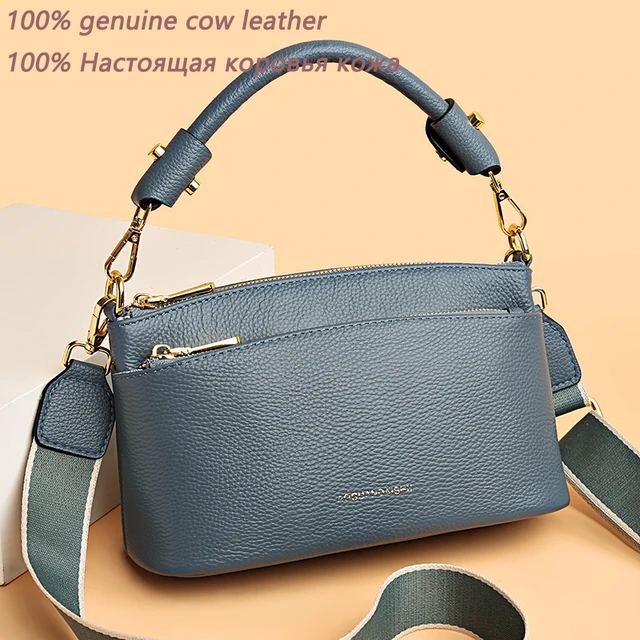 Genuine Leather Luxury Designer Handbag  Handbags Women Genuine Leather  Luxury - Crossbody Bags - Aliexpress