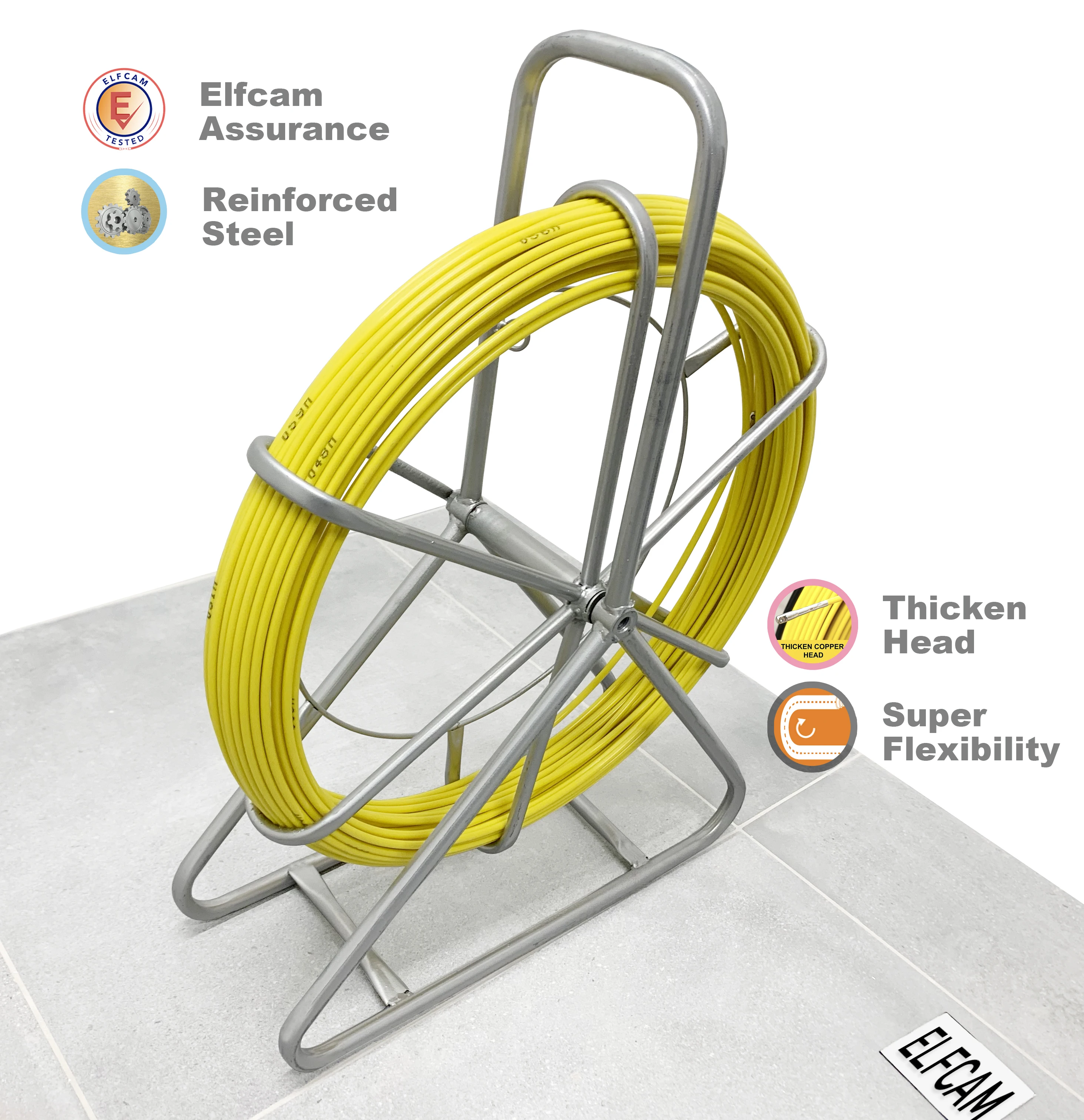 Elfcam® - Clips de Cable Adhesif Reglable pour Gestion de Cable a