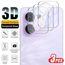 3 - Pack 3D Curved Tempered Glass Camera Protector Lens Cover for Reno13 FS 5G (3Pieces)