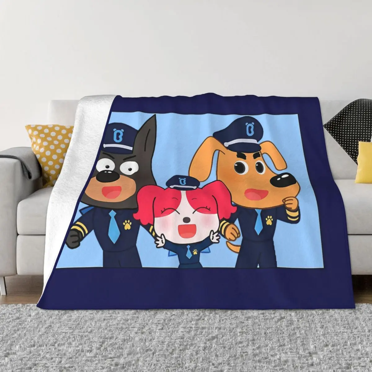 Sheriff Labrador Una Coperta In Micro Pile Ultra-Morbida