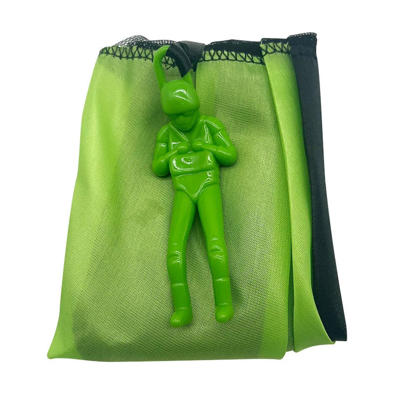 4pc hand werfen fallschirm kinder mini fallschirm outdoor strands pielzeug pädagogisches eltern kind unterhaltung spielzeug – Detail 8