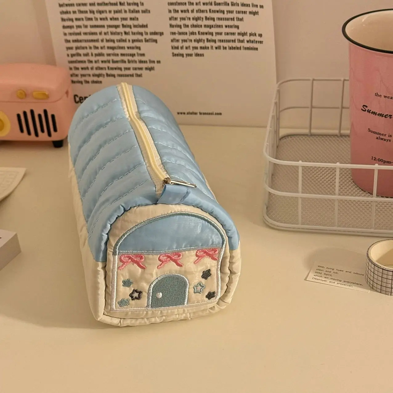 صندوق حقيبة بسحاب وسعة كبيرة ، صندوق تخزين ، منظم...