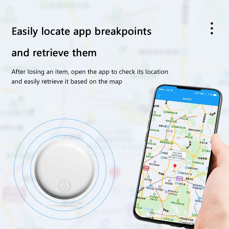 XIAOMI Mini GPS Locator Portable Smart Anti-Lost Reminder Device Pets Bag Wallet Bluetooth Finder Air Tag Tracking