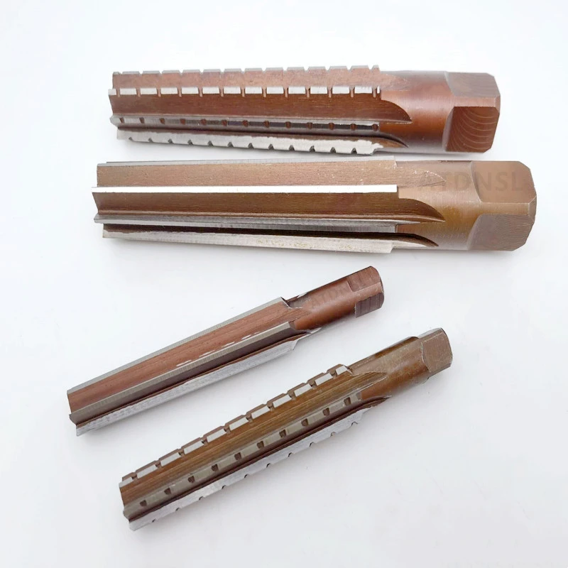 2Pcs Morse Hand Reamer MT0/MT1/MT2/MT3/MT4/MT5 Finishing Roughing Set Milling Cutter Hand Tool