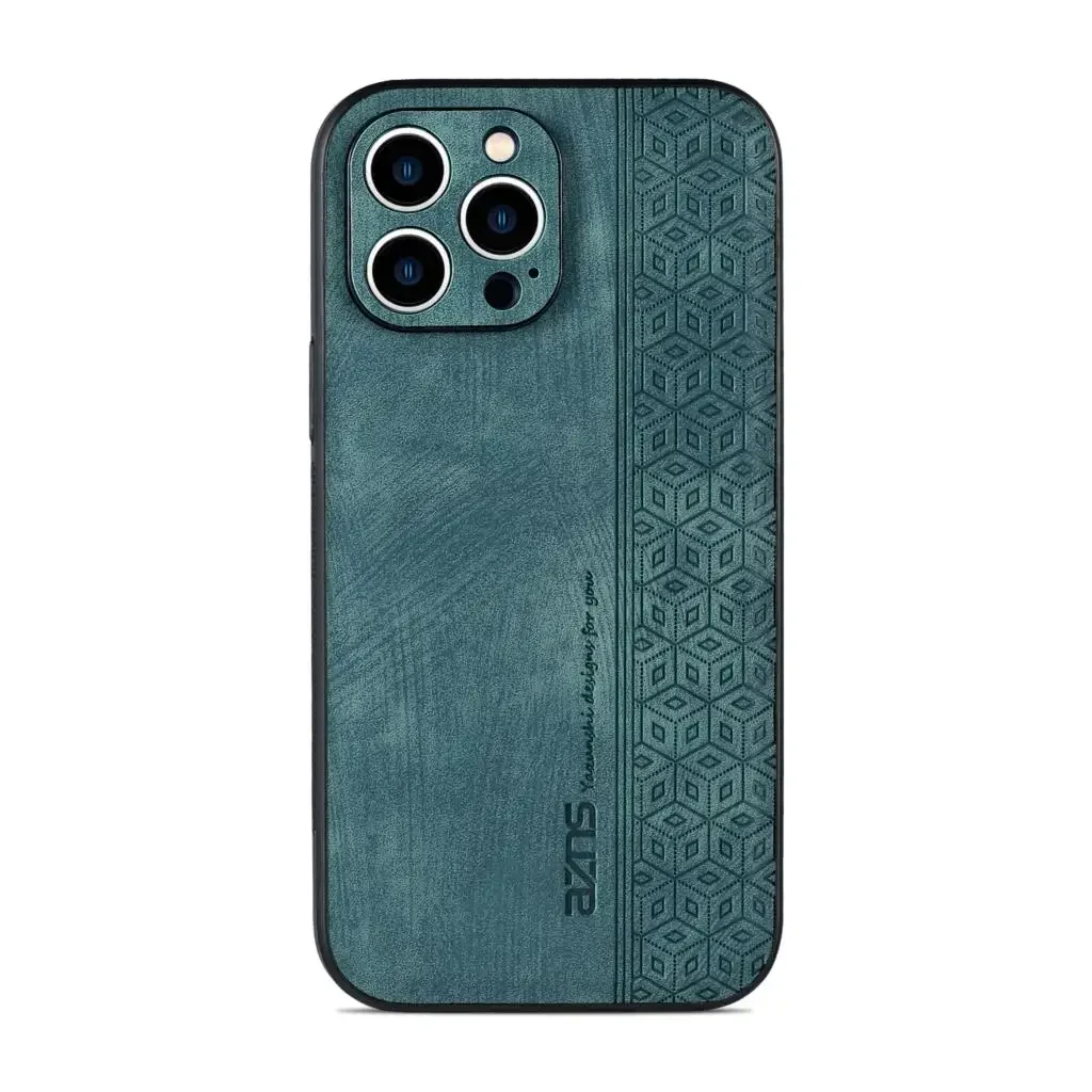 Ultra Luxury Leather Shockproof Matte Case - Soft Back Cover with Premium Skin Feel