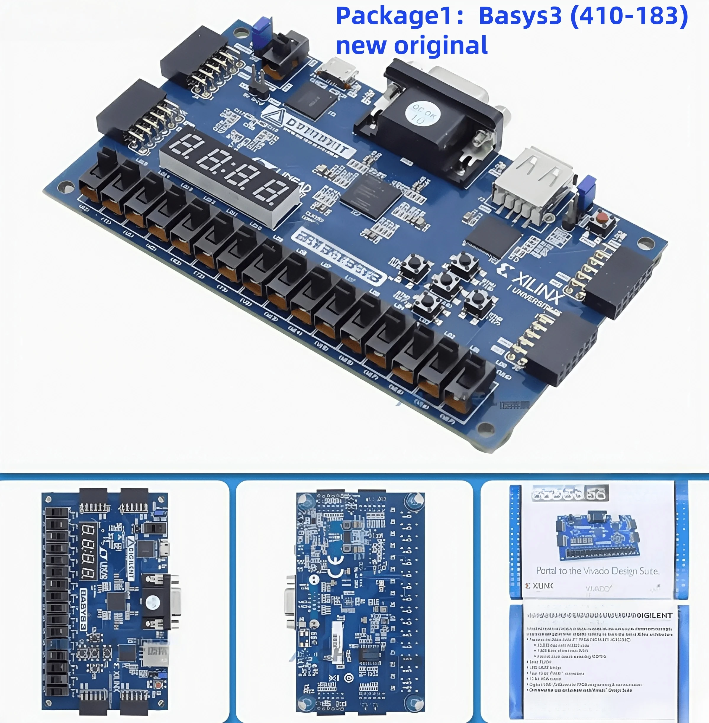 Basys3 Artix-7 Xilinx FPGA 開発ボード Basys 3 410-183 Digilent の