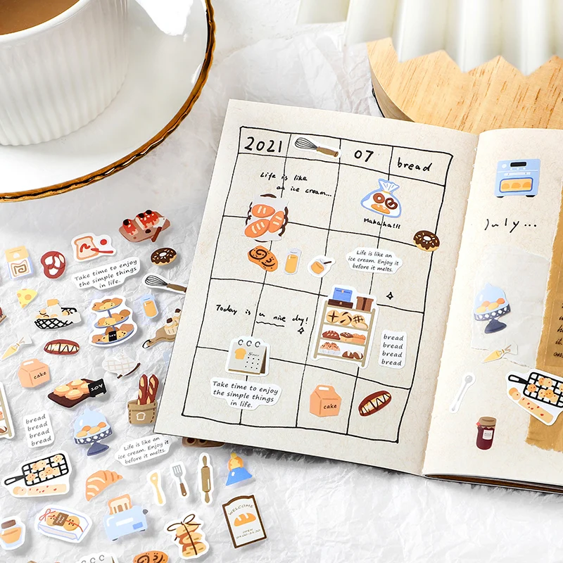 Card Lover 1 Sheet [Good Daily Series] Vintage Journal Stickers Washi Paper Sticker Paper Scrapbooking Material Scrapbook Kit