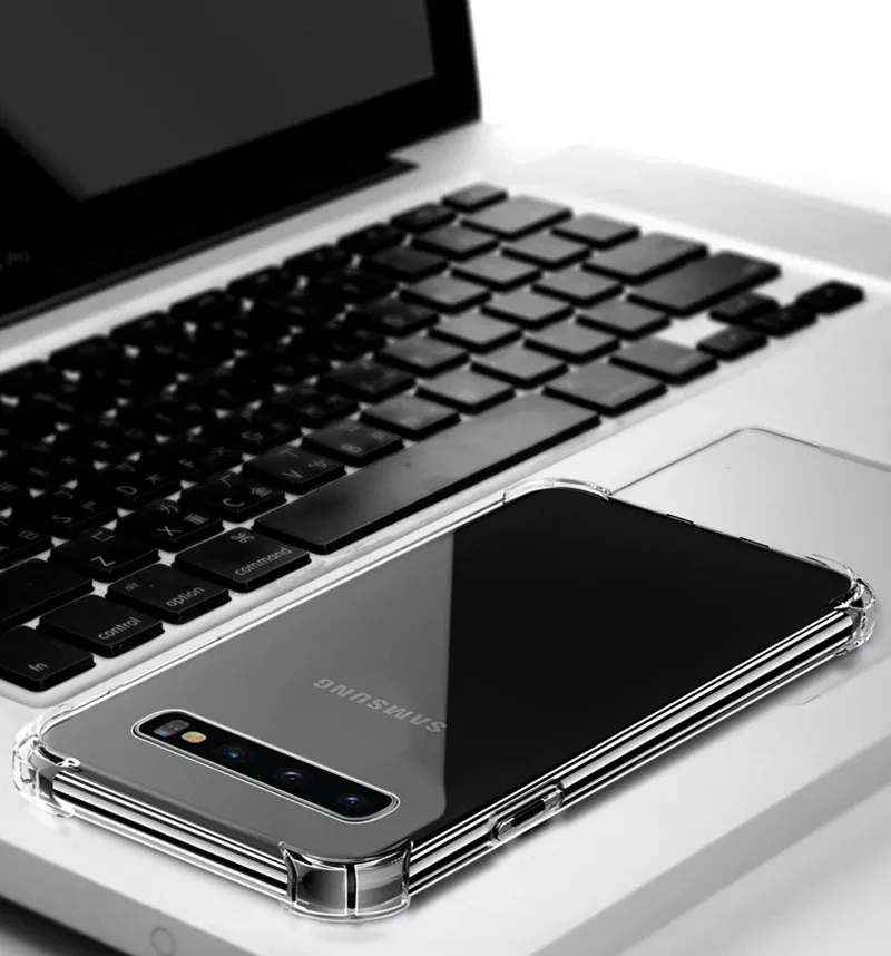 Durable Clear Silicone Shockproof Phone Case - Transparent Cover
