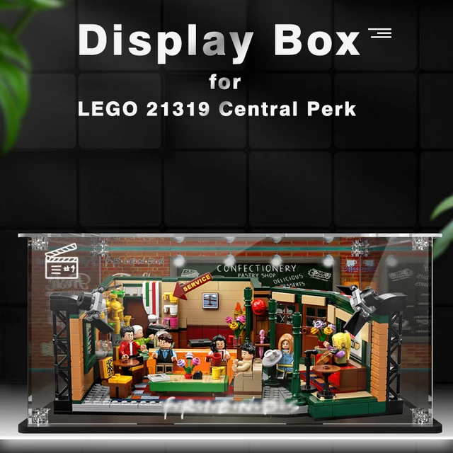 Boîte de présentation en acrylique pour Lego Central Perk, vitrine  transparente, antipoussière, Friends 7321319, jeu de