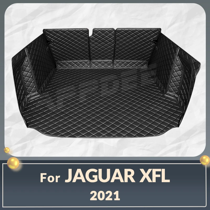 

Auto Full Coverage Trunk Mat For Jaguar XFL 2021 Anti-Dirty Car Boot Cover Pad Cargo Liner Interior Protector Accessories